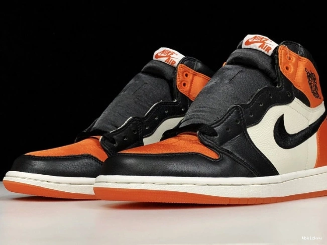 Cheap TBkick Jordan Satin Womens Backboard 1 AV3725-010 Retro Air Shattered 0711